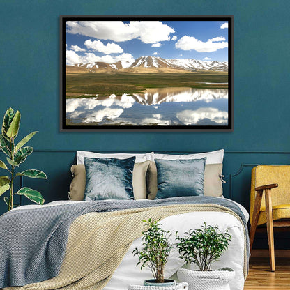 Song Kul Lake Reflection Wall Art