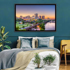 Richmond Skyline at Golden Hour Wall Art