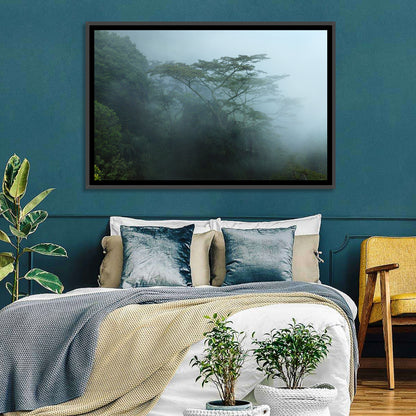 Misty Rainforest Canopy Wall Art