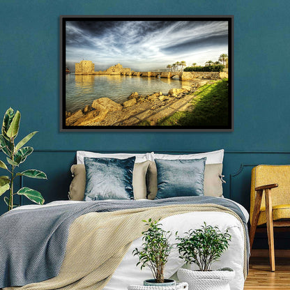 Sidon Sea Castle Wall Art
