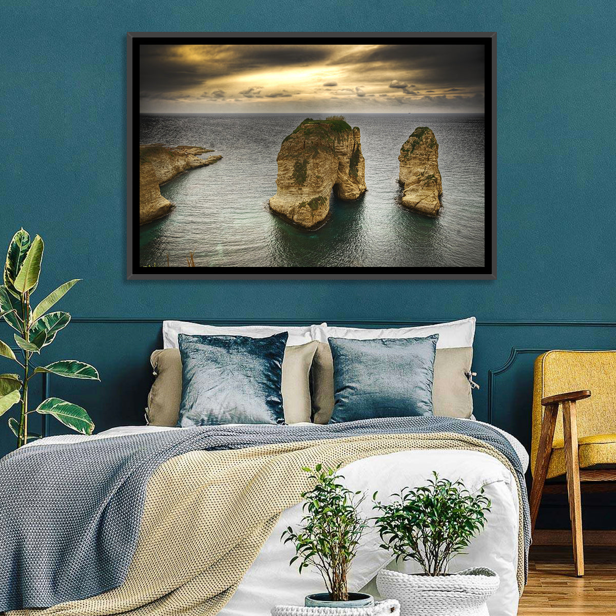 Pigeon Rocks, Raouché Wall Art