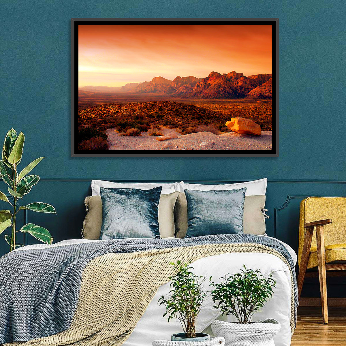 Red Rock Canyon Sunset Wall Art