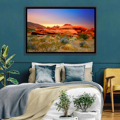 Red Rock Canyon Sunset Wall Art