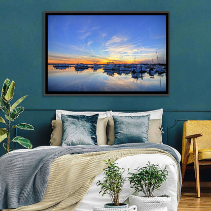 Marina at Golden Hour Wall Art