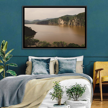 Lake Nyos Cliff View Wall Art