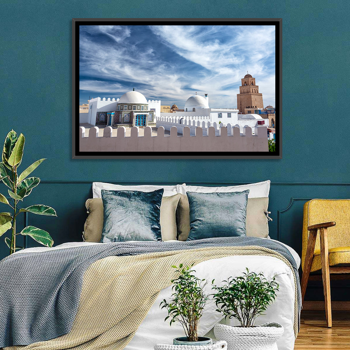Great Mosque of Kairouan, Tunisia Wall Art in a room, landscape