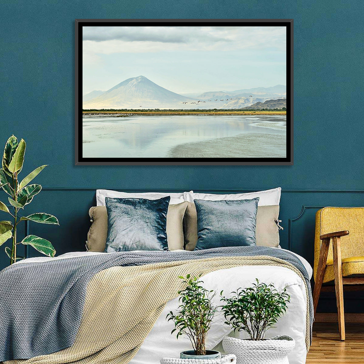 Lake Natron Reflection Wall Art