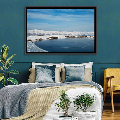 Lake Sevan Winter Landscape Wall Art