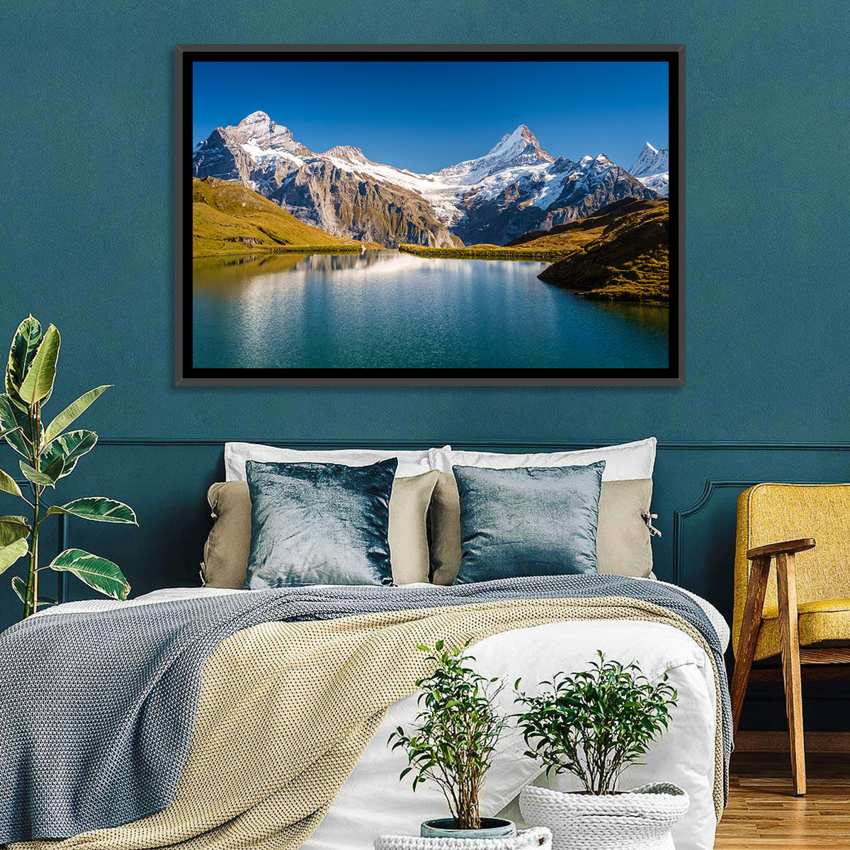 Bachalpsee Mountain Reflection Wall Art