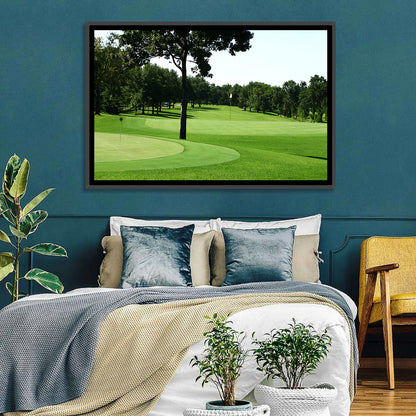 Oklahoma Golf Course Greens Wall Art