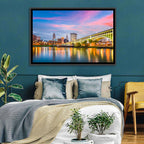 Cleveland Skyline at Dusk Wall Art