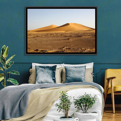 Golden Hour Desert Dunes Wall Art