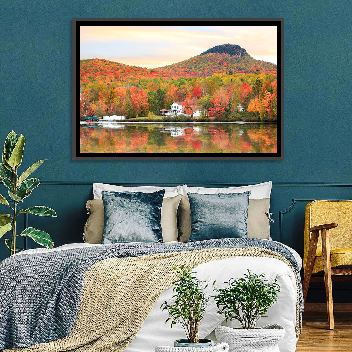 Groton Lakehouse Reflection Wall Art