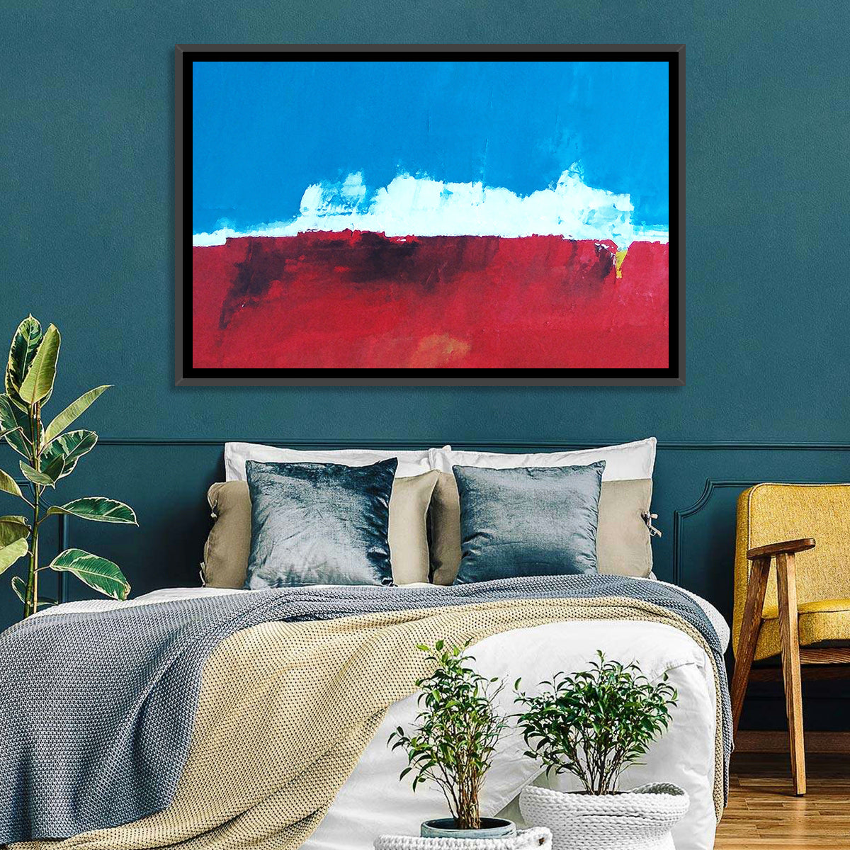Ocean Horizon Abstract Wall Art