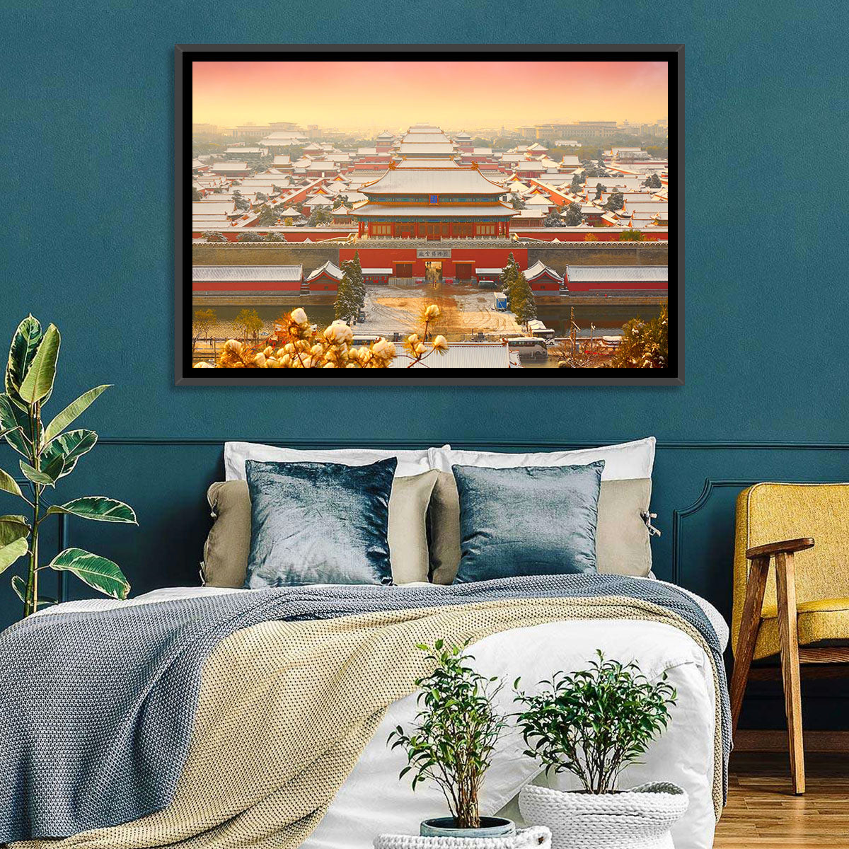 Forbidden City Gateway at Golden Hour Wall Art