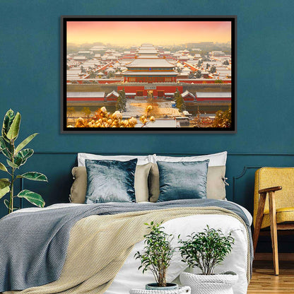Forbidden City Gateway at Golden Hour Wall Art