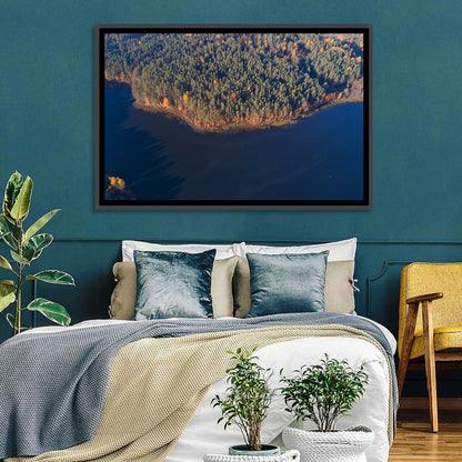 Lake Dolysets Aerial View Wall Art