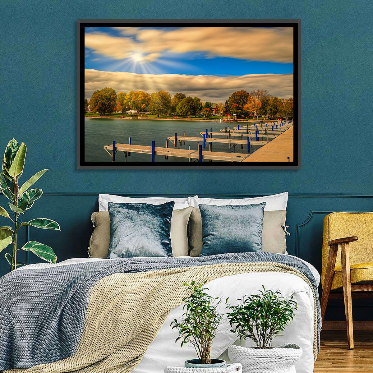 Skaneateles Lake Pier Wall Art