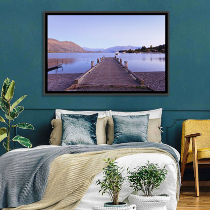 Wanaka Pier at Twilight Wall Art
