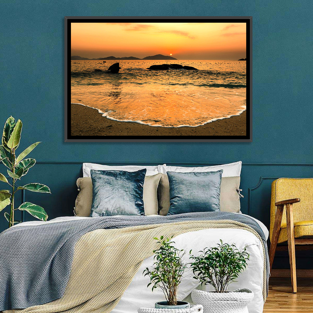 Khanh Hoa Beach Sunset Wall Art