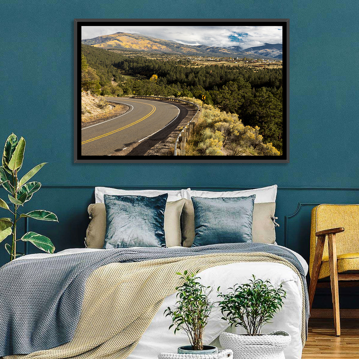 Road to Taos Wall Art in a room, landscape