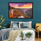 New River Gorge Sunset Wall Art