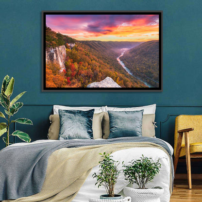 New River Gorge Sunset Wall Art