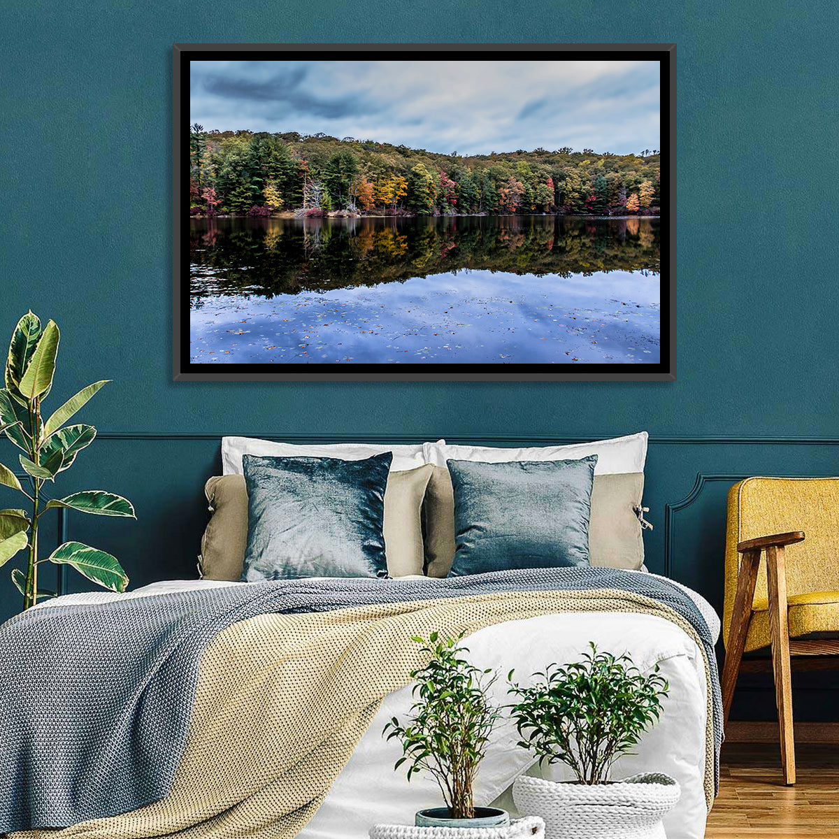 Lake Kanawauke Reflection Wall Art