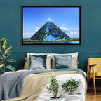 Glassy Pyramid with Gardens Wall Art