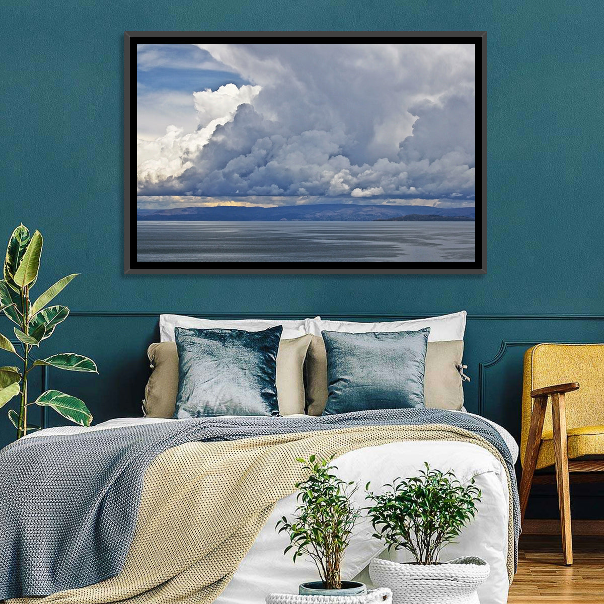 Lake Titicaca Moody Cloudscape Wall Art