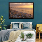 Lake Okeechobee Rocky Shore Sunset Wall Art