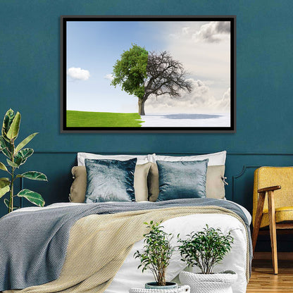 Summer to Winter Season Wall Art