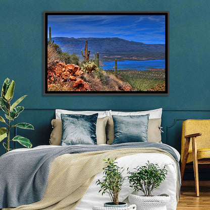 Roosevelt Lake Saguaro Vista Wall Art