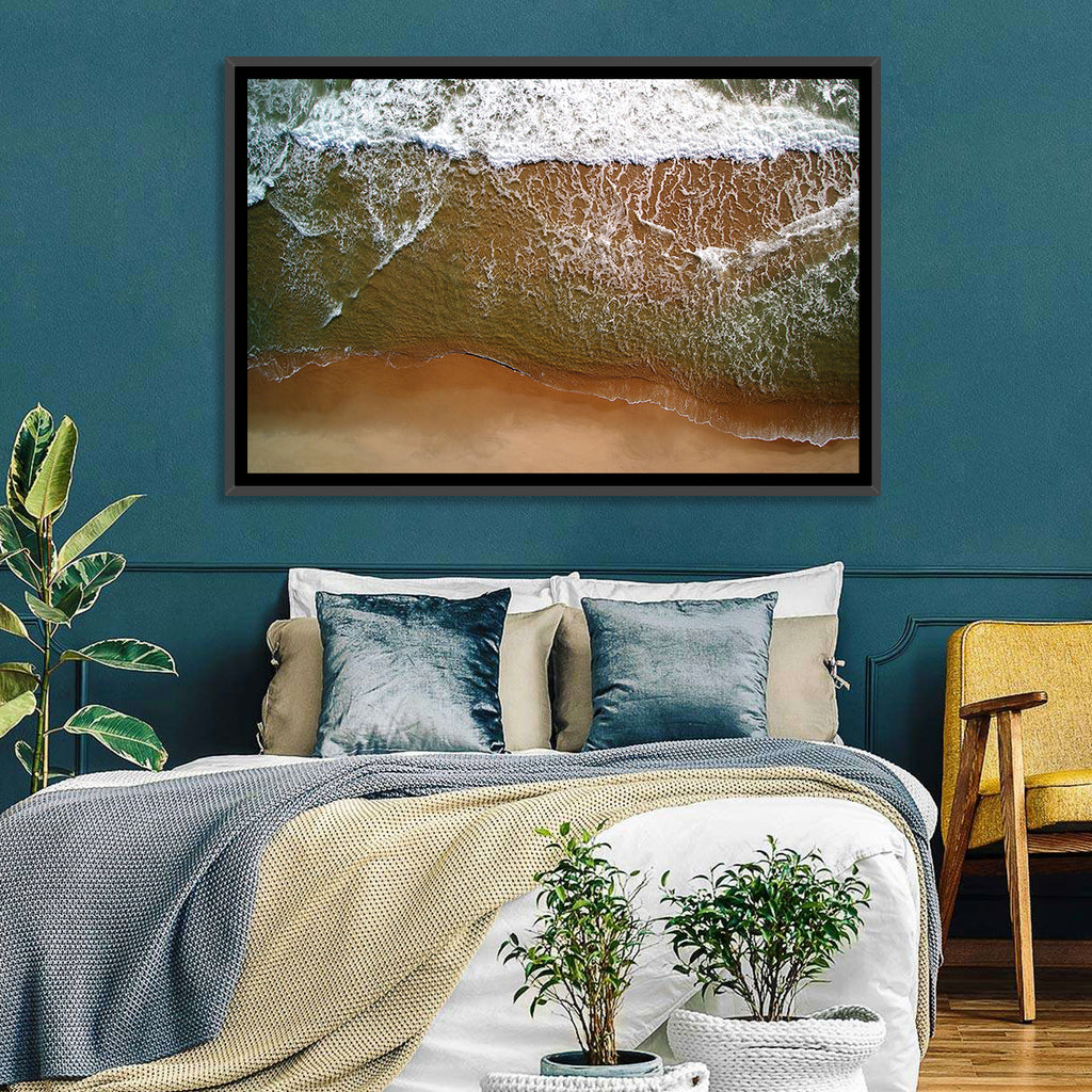 Misquamicut Beach Aerial View Wall Art