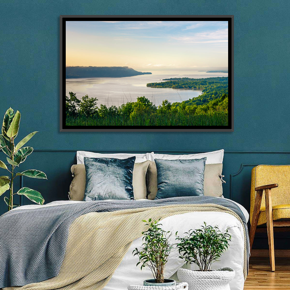 Mississippi River and Lake Pepin Wall Art