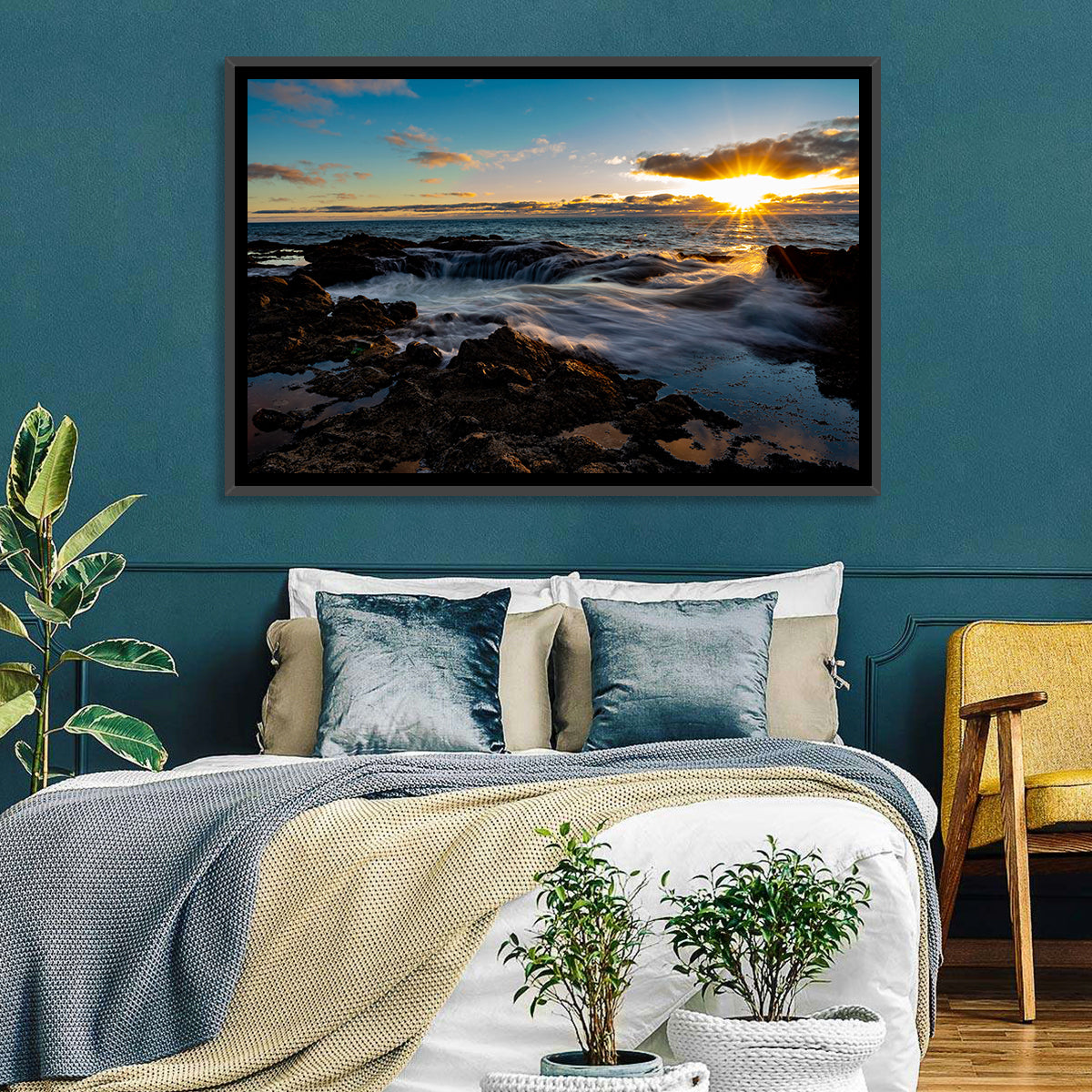 Thor's Well Sunset, Oregon Coast Wall Art