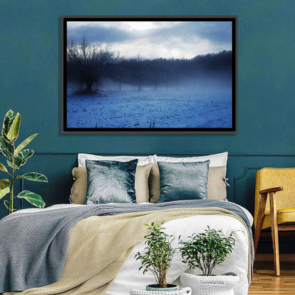 Snowy Italian Countryside Wall Art