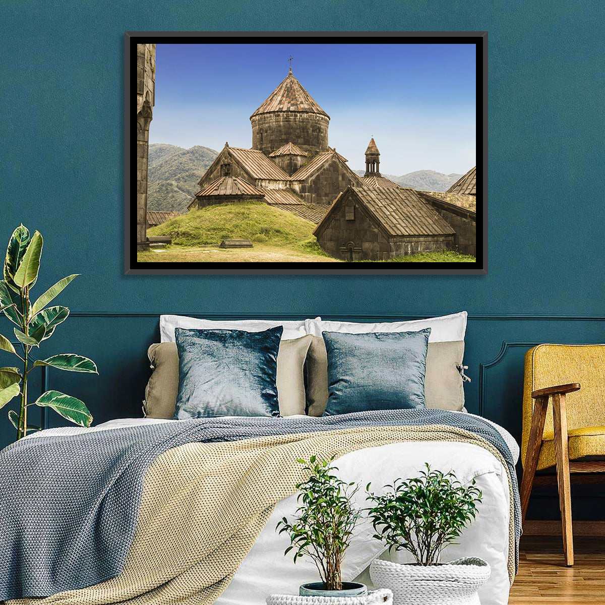 Haghartsin Monastery Stone Dome Wall Art in a room, landscape