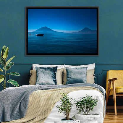 Boat At Lake Atitlan Wall Art