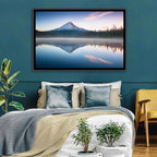 Mount Hood Reflection at Trillium Lake Wall Art