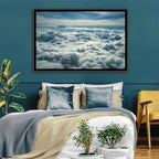 Aerial View Above Clouds Wall Art