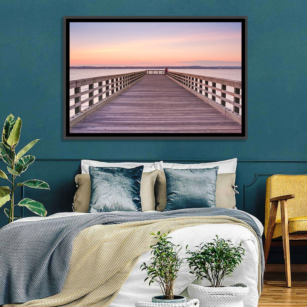 New Haven Wooden Pier Wall Art