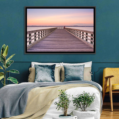 New Haven Wooden Pier Wall Art