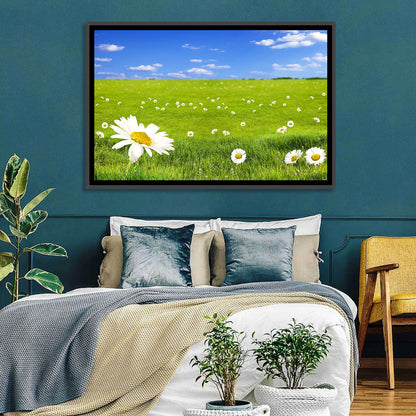 Spring Daisy Meadow Wall Art