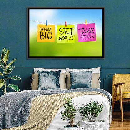 Dream Big Sticky Note Trio Wall Art