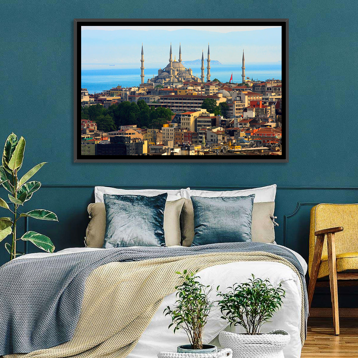 Sultan Ahmed Mosque Skyline Wall Art