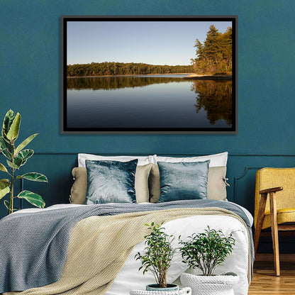 Walden Pond Reflection Wall Art