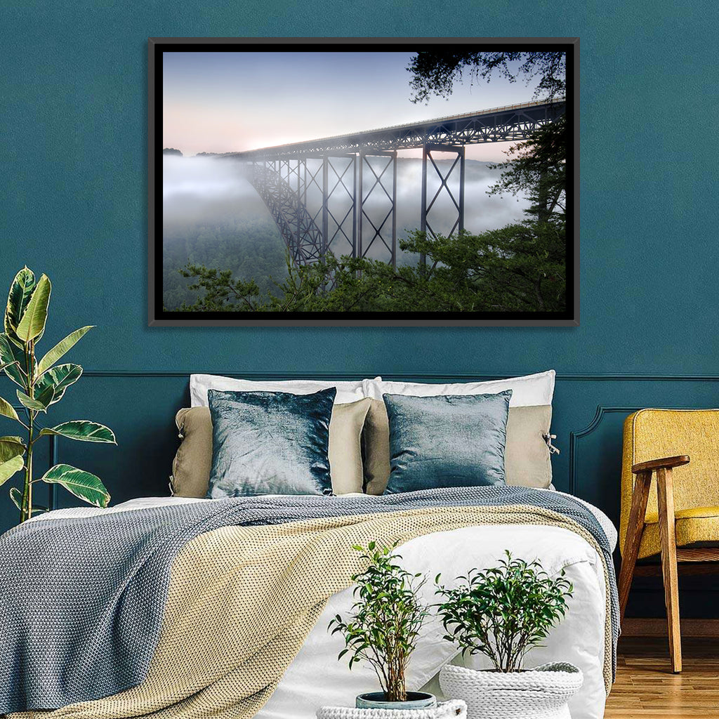 New River Gorge Bridge at Dawn Wall Art