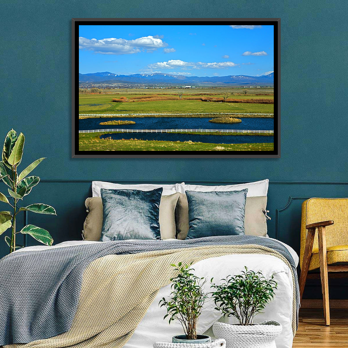 Genoa Township Pond View Wall Art
