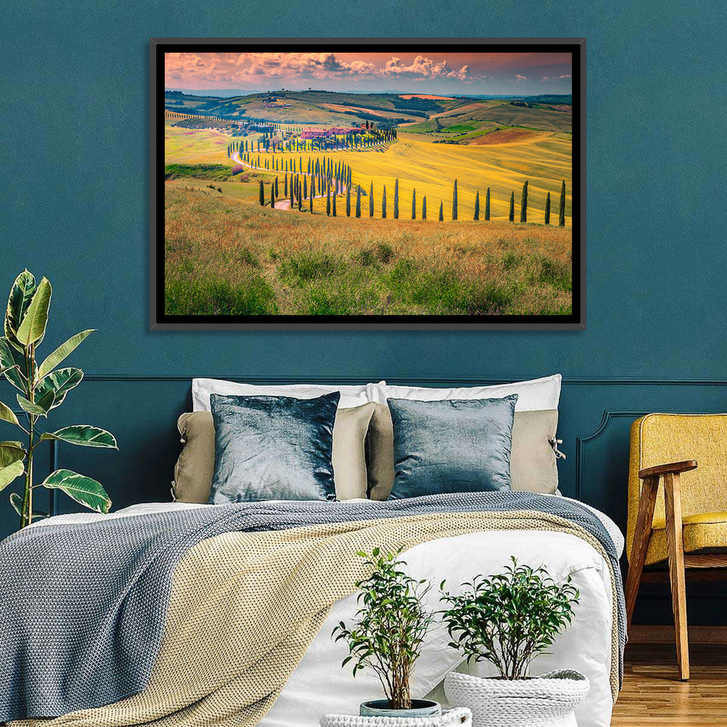 Val D'orcia Cypress Road Wall Art